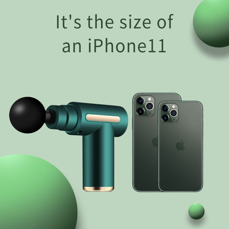 Rechargeable Mini Fascia Massage Gun with 6 Speeds